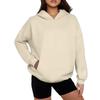 Fashionable Women's Loose Casual Daily Plus Size Long-sleeved Hooded Sweatshirt