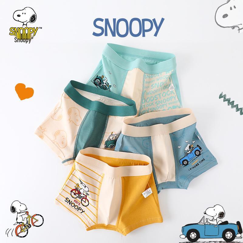 

Оригінальні бавовняні боксери для хлопчиків Snoopy - Середній/Великий Набір з 4 штук Size 130: Height 115-125 cm, Weight 36-46 jin