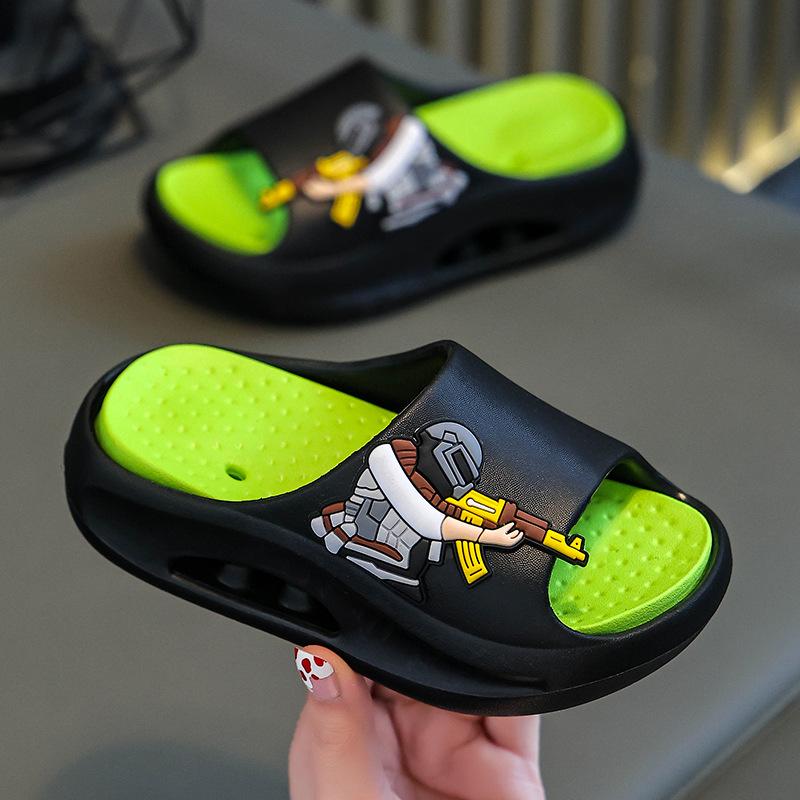 

Курица EVA Детские и мужские тапочки - Летние домашние сандалии для мальчиков, юношей и студентов 35-36