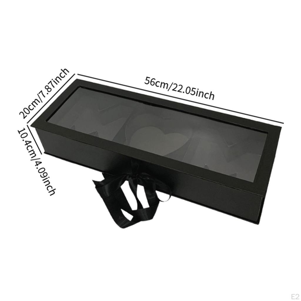 Mom Gift Flower Fillable Box 22x7.8x4inch for Floral Arrangement Accessories Multipurpose Mother's