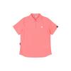 Women S ShorT Sleeve Woven T ShirT Of9304la Pink