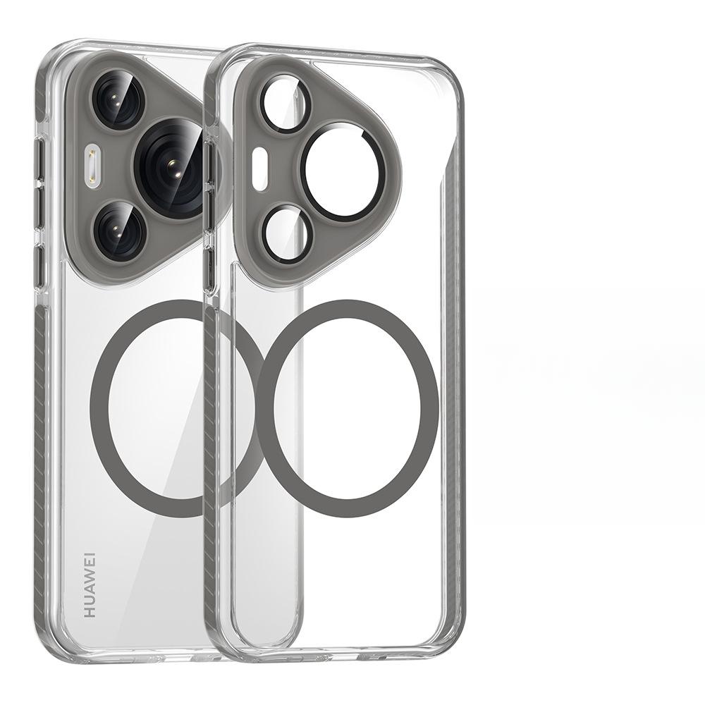 The Huawei Pura70Pro Case Is Suitable for Alloy Lenses with Anti-slip Edges and The 70Ultra Strong Magnetic Phone Case