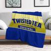 Basic Twisted Tea Can Tall Boy Throw Blanket Spring Fall Cozy Throw Blanket for Couch