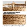 Flower Basket Strong Load-bearing Handmade Woven Indoor Outdoor Hanging Planter Flower Pot Holder Home Decor