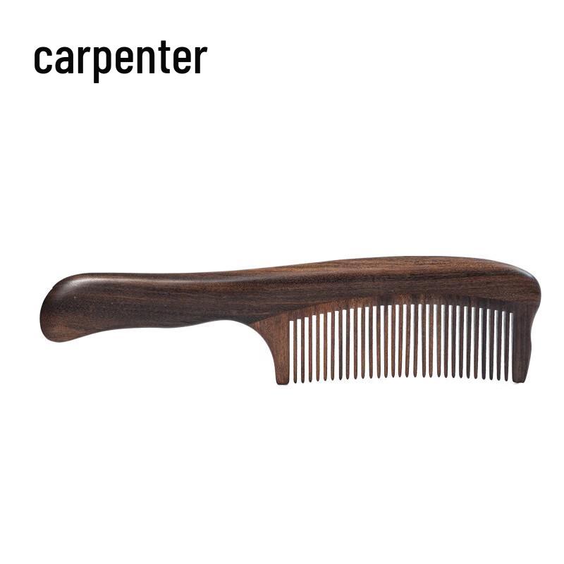 Tan Mujiang Portable Sandalwood Comb