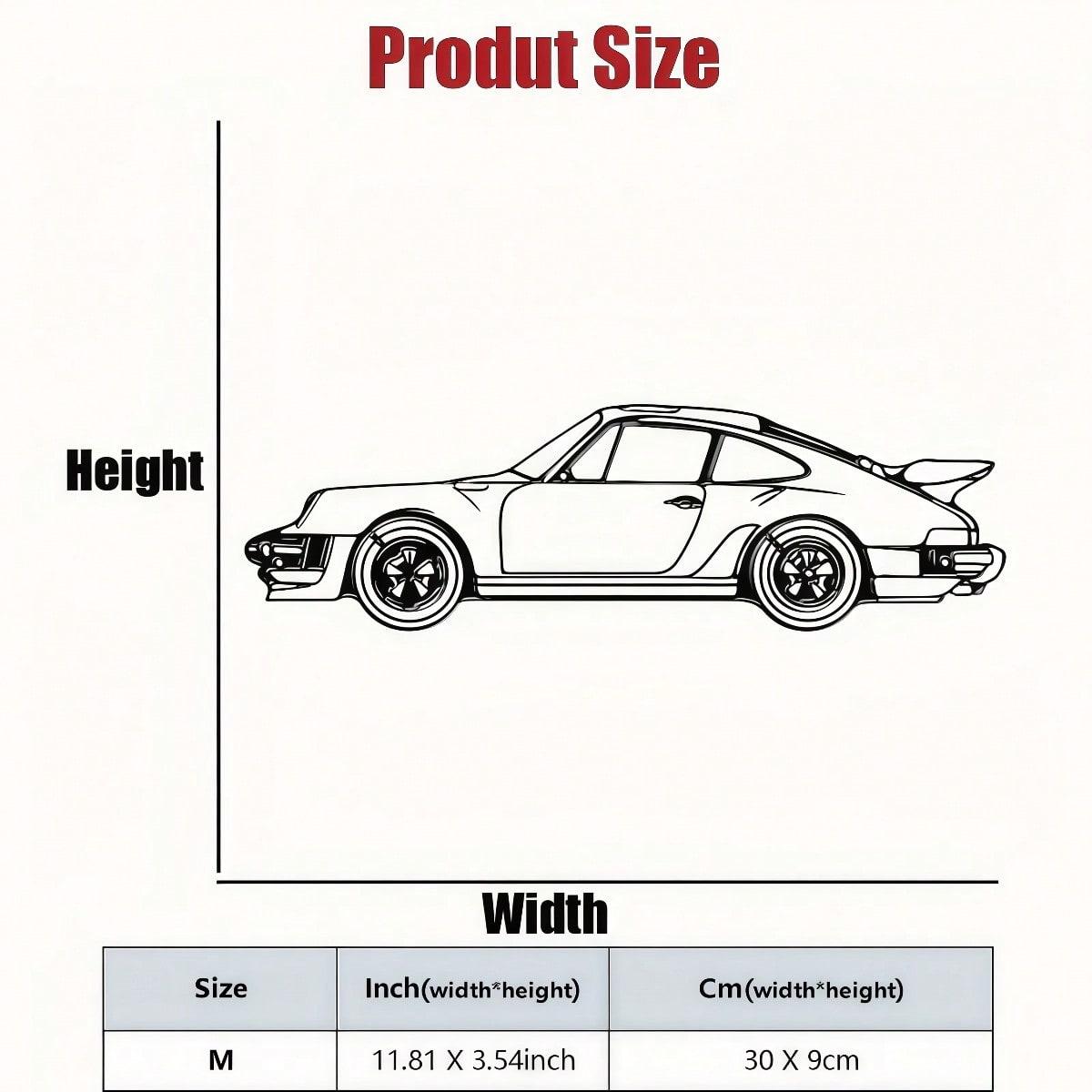 

Iron Wall Art Sculpture Large Sports Car Metal Decor Gift for Home Office різнокольоровий