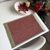 Decorative And Functional Paper Rope Woven Striped Coaster With Heat Insulation For Enhancing Dining Experiences