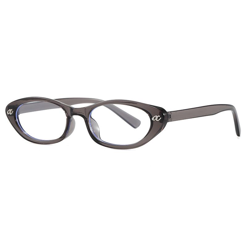 Retro New Oval Plastic Anti Blue Light Glasses for Men and Women Fashion Trendy Reading Glasses