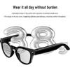 AI Smart Glasses with Type-C Charging, 8MP Camera for HD Photo/Video Recording, and AI Object Recognition