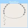 Vintage Metal Waist Chain For Women With Hook Closure For Dress Decoration