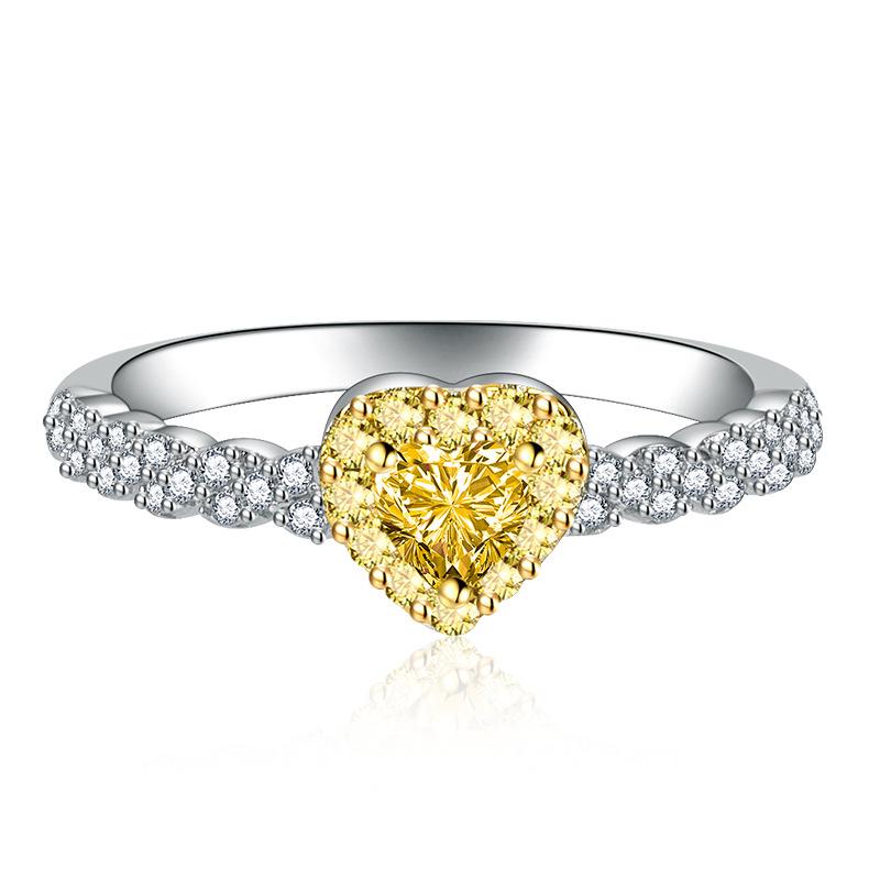 

Классическое кольцо Lindon из медного сплава с цирконием, женские ювелирные изделия, свадебный подарок для вечеринки 20 жёлтый