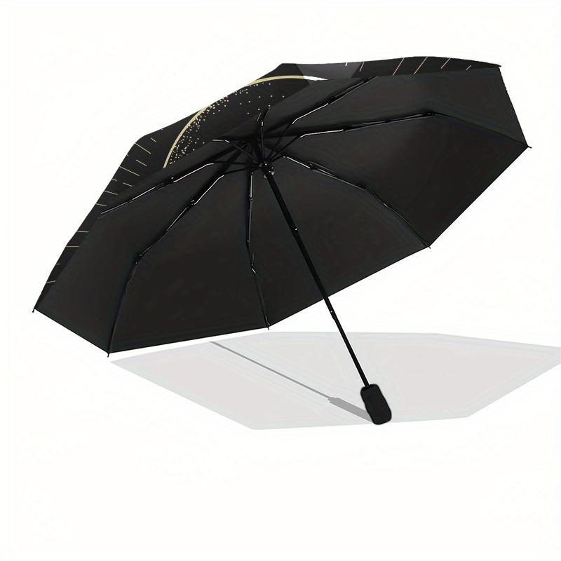 Crystal Ball Fortune Telling Decorative StickerUmbrella, Portable 3-Fold Umbrella for Men & Women,Christmas Gift ES119