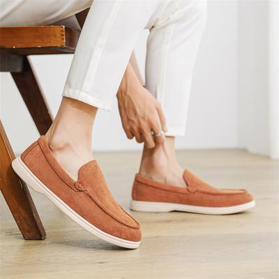 New Moccasins Breathable Male Slip On Flats Handmade Soft Men Loafers Business Boat Shoes Men's Casual Walking Shoes
