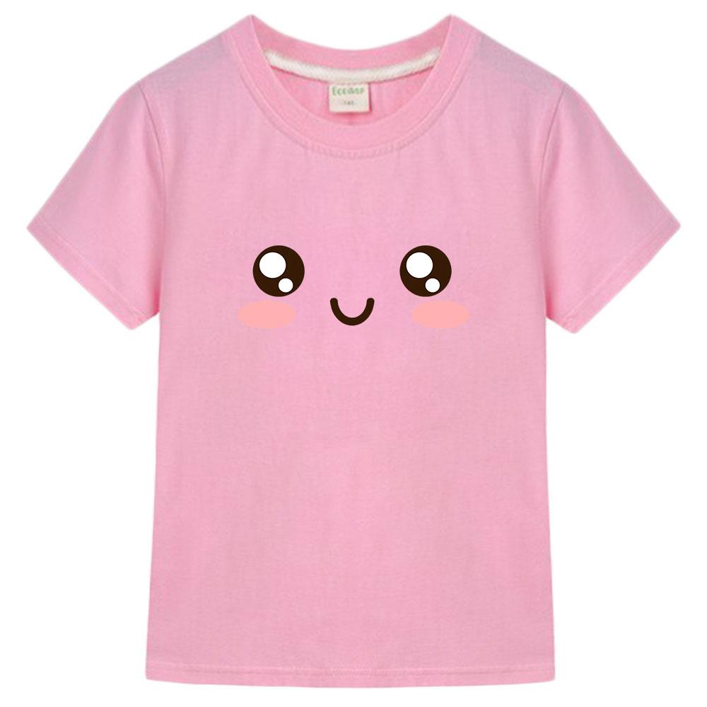 Kids Cartoon Molang and Piupiu Pattern T-shirts Girls Boy Cotton Clothes Cute Rabbit Molang Bunny Funny Unisex Tops