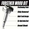 Wood Hole Saw Drill Bit Multi Tooth Flat Wing Drill Bit Round Shank Hinge Hole Cutter Woodworking Tool