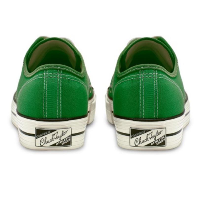 Converse Lucky Star Round-toe Lace-up Low-Top Canvas Shoes Unisex Green