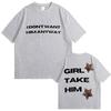 Singer Tate Mcrae It's Ok I'm Ok I Don't Want Him Anyway Girl Take Him Graphic T Shirts Men Women Fashion Vintage Trend T-shirt