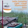 With Hook Portable Lanterns Solar-Powered Tent Lights Portable Emergency Lights  Outdoor Camping