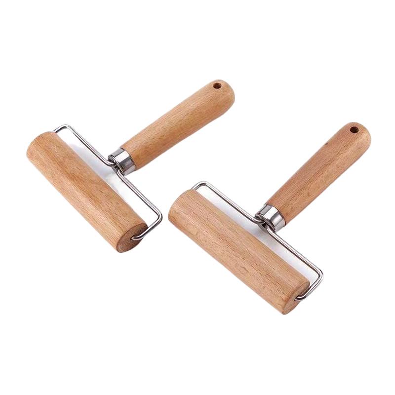 Beech Wood Double-Headed Rolling Pin Set for Baking and Dumplings
