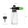 Foam Cannon for Pressure Washer with Dual-Connector Tool, Car Foam   with 1/4'' Quick Connect 1L Transparent Bottle