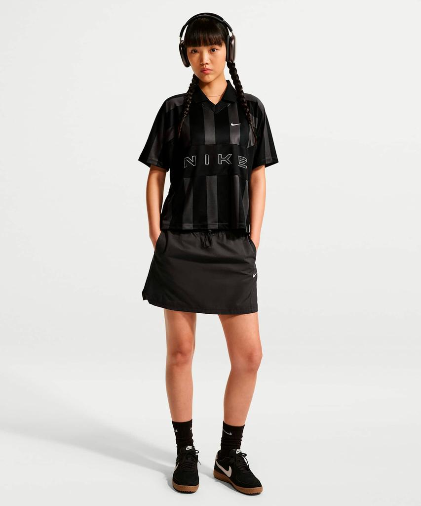 NIKE Sportswear Oversized Jersey W - Black:Chalk / Io0914-010