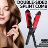 Double Sided Straightening Brush Clamp Hair Brush V-Shape Hair Styling Comb Hairdressing Tool for Home Barber Shop