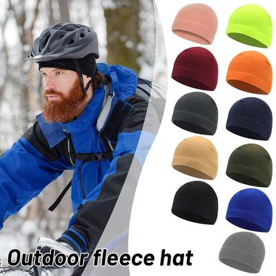 Leichte Fleece Taktische Uhr Mütze Jugend Herren Damen Beanie Fleece Strick Wintermütze Weich Warm Skull Beanie Mütze Outdoor Radfahren