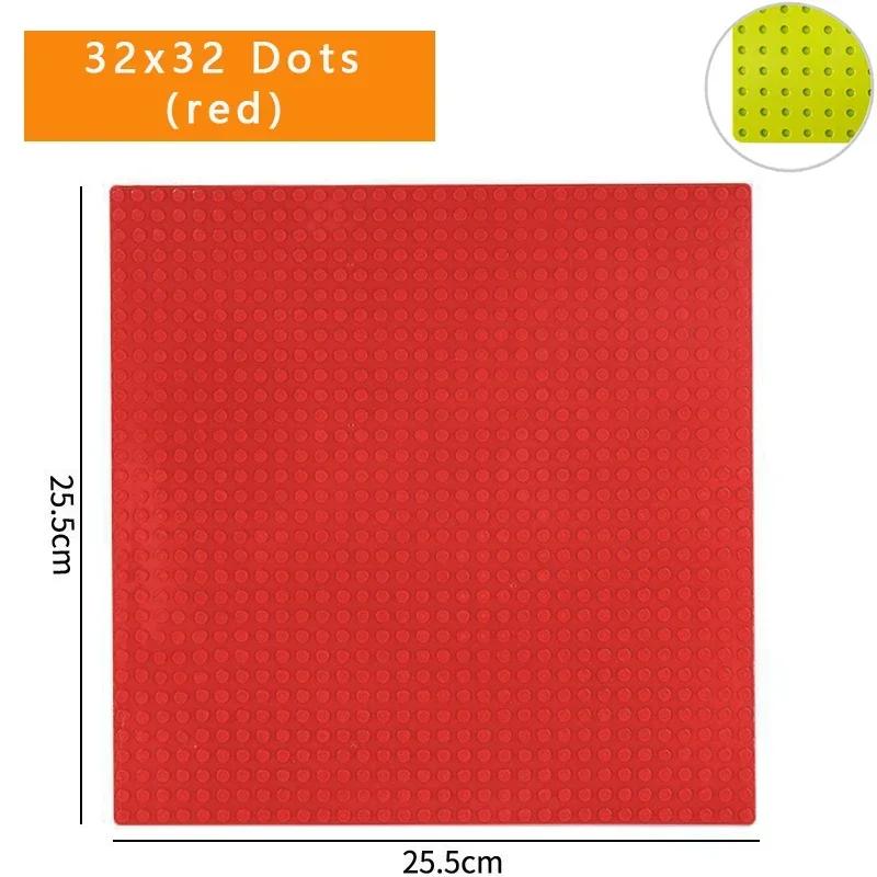 Non-Toxic 32*32 Baseplates Classic 32X32 Dots Base Plates City Diy Construction Building Blocks Figures Creative Toys Plastic Bricks Gifts
