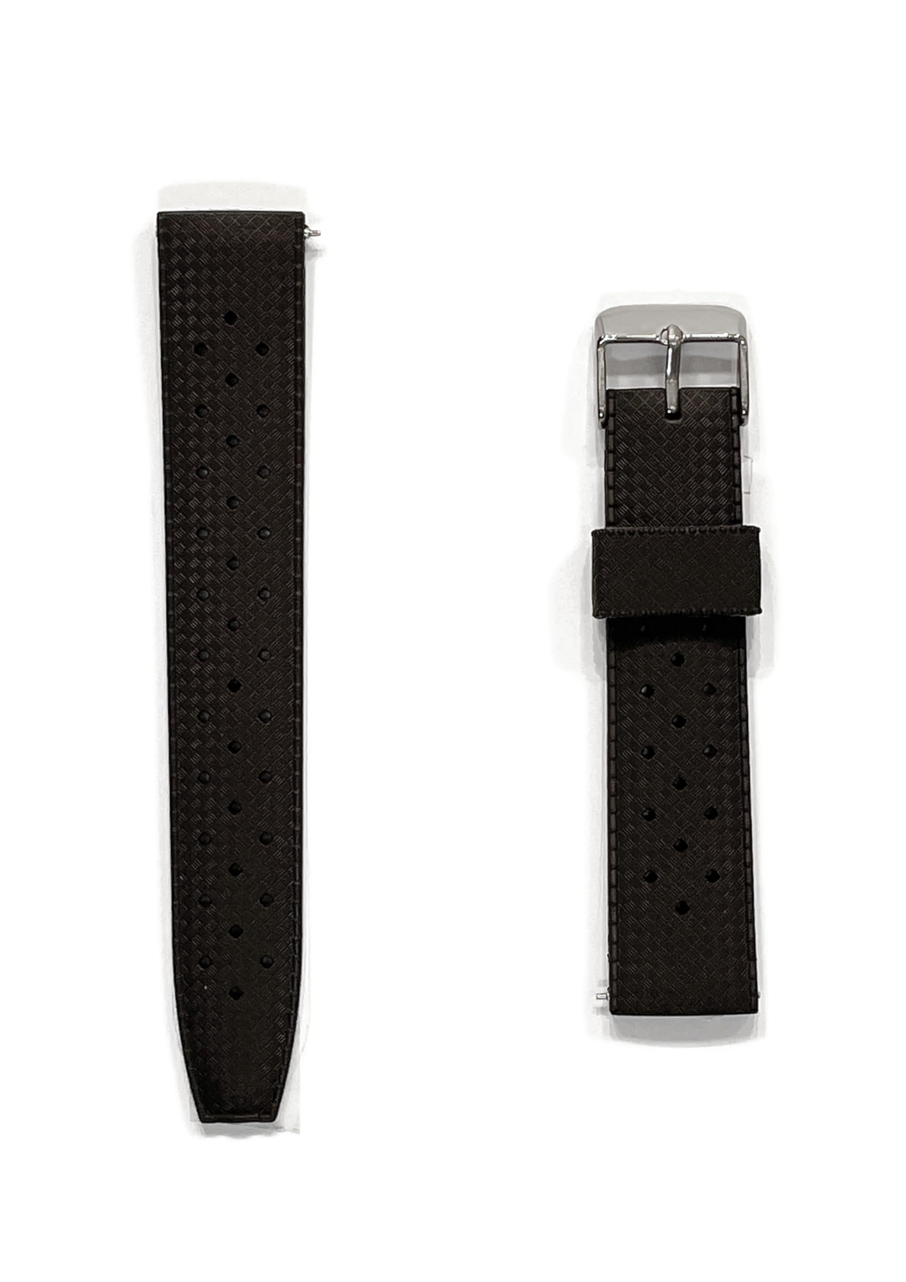 

EUROPEAN Tropical Strap 20mm 22mm Watch Band (Black, 22mm)