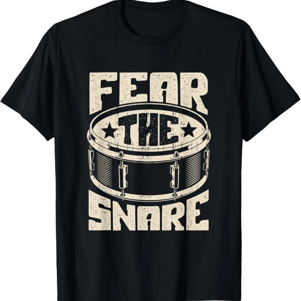 

Бойся малого барабана - Футболка для барабанщика, перкуссиониста, любителя барабанов XXXXXL чёрный