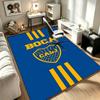 Boca Juniors Football Club  Carpet Non-slip Indoor Mat Suitable for Office Chair Living Room Computer Desk Decorative Home Office Carpet Polyester Fib