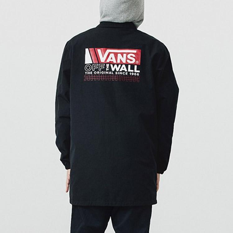 Vans Work Long Hooded Jacket Men Jacket Black VN0A4USBBLK