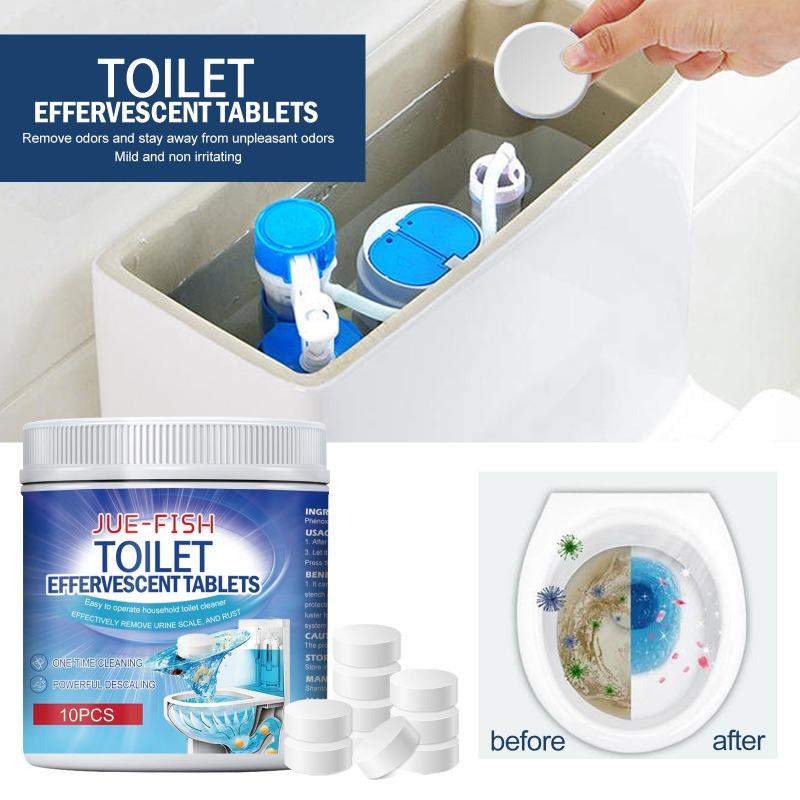 Toilet Bowl Effervescent Tablets Toilet Bowl Cleaning Yellow Stains Urine Stains Dirt Toilet Cleaning Toilet Deodorization Deodorization