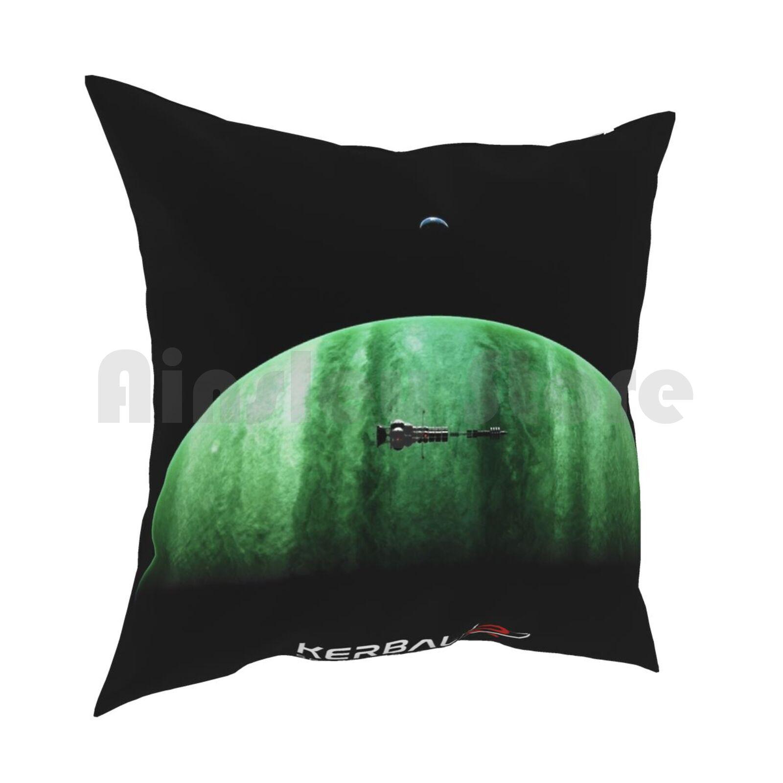 Kerbnaut Space Program Poster Pillow Case Printed Home Soft Throw Pillow Program Program Program Gameplay Space 30x30cm 12x12in