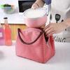 1pc Reusable Striped Outdoor Camping Lunch Bag, Pinic Bag, Tote Bento Bag for Outdoor Camping, School,Work