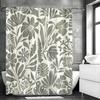 Vintage Aesthetic Floral Bohemian Colorful Modern Shower Curtain, Bathroom Decorative Shower Curtain, Waterproof Shower Curtain