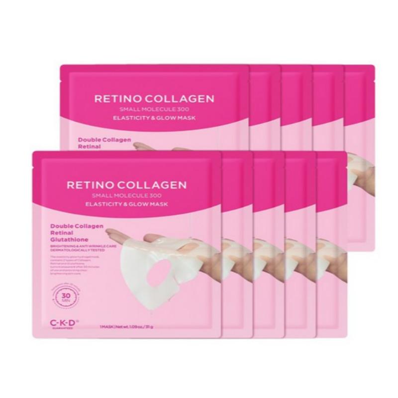 CKD Retino Collagen Small Molecule 300 Elastic Radiance Mask 10Sheets