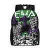 Custom EVA Evangelions Backpack Men Women Casual Bookbag for School College Manga Bags