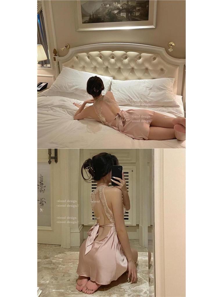 Mitternachts-Charme-Spitzen-Dessous: Flirty, Sexy Nachtwäsche für kleine Brüste