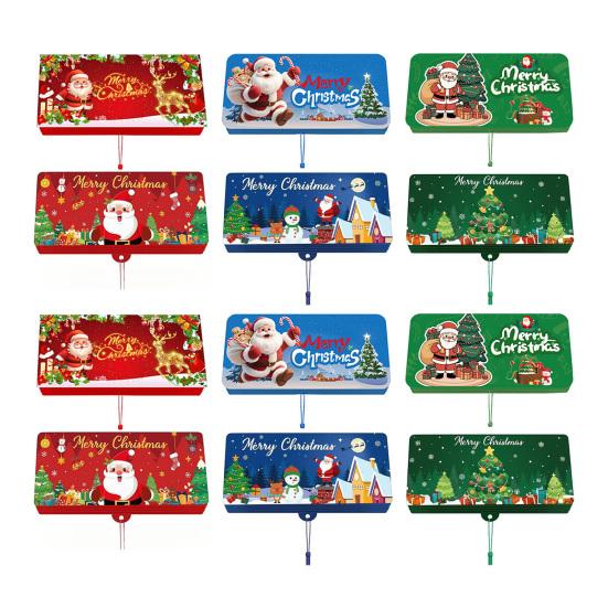 Christmas Cash Gift Envelopes 10 Slots Surprise Xmas Gift Card Holder