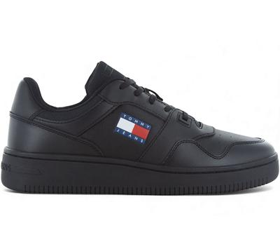 Retro Basket Essential - Pánské tenisky boty kůže černá EM0EM01395-BDS ORIGINÁL