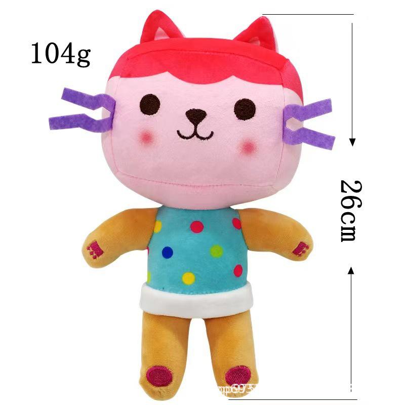 Gabby's Dollhouse Cat Plush Toy Collection