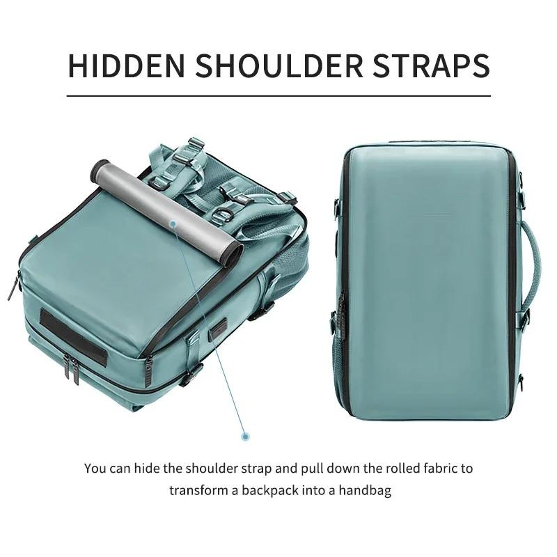 Outwalk New 3 In 1 Unisex Fashion Backpack Large Capacity Outdoor Travel Backpack 15.6.16 Inch Multifunction Laptop Backpack