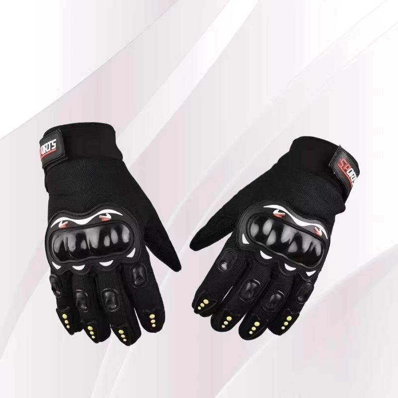 Breathable Non-Slip Long Finger Motorcycle Riding Gloves