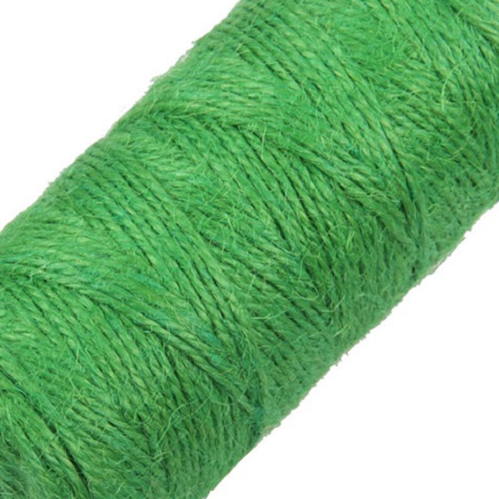 Versatile 100m Jute Cord 2mm String for Crafts DIY Gift Wrapping and Twine Rope Durable and Sustainable
