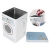Laundry Powder Metal Box Large Capacity Metal Laundry Detergent Canister Container for Storing Washing Tablets Blue
