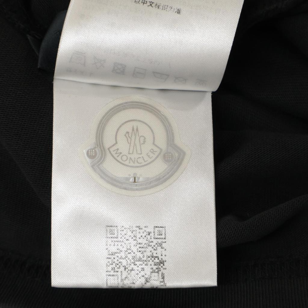 MONCLER 23 years J20918D00014 Logo Black Long Sleeve T-Shirt tops L blackUsed
