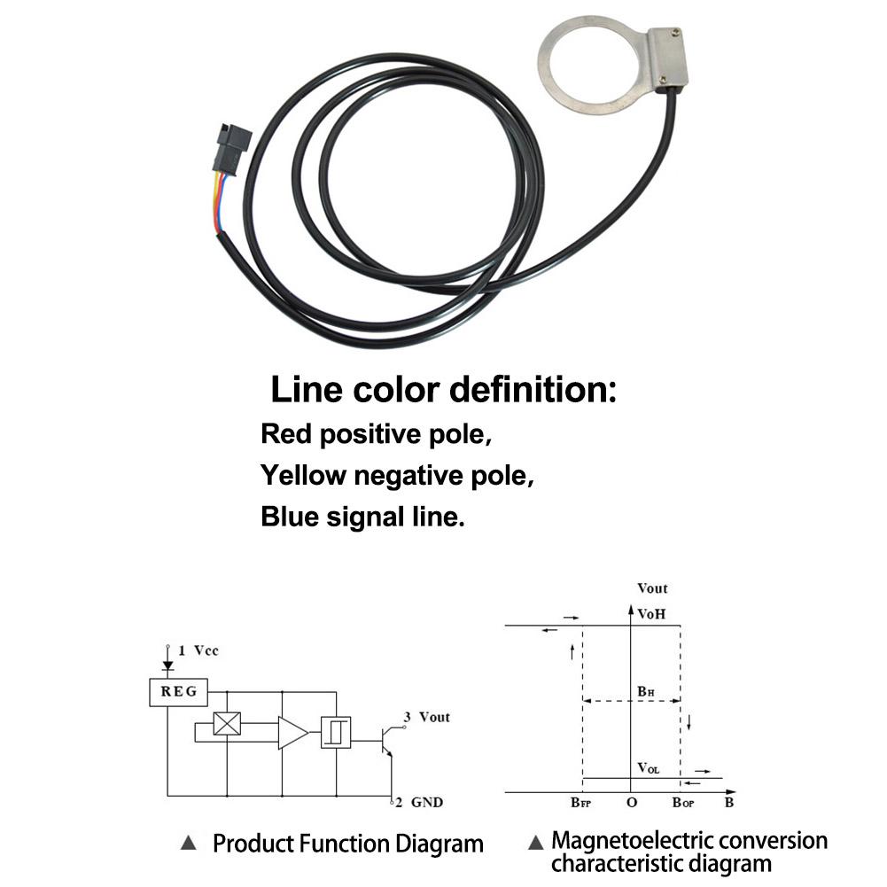 5/8/12 Magnets Booster Speed Sensor Accessories Electric Bicycle