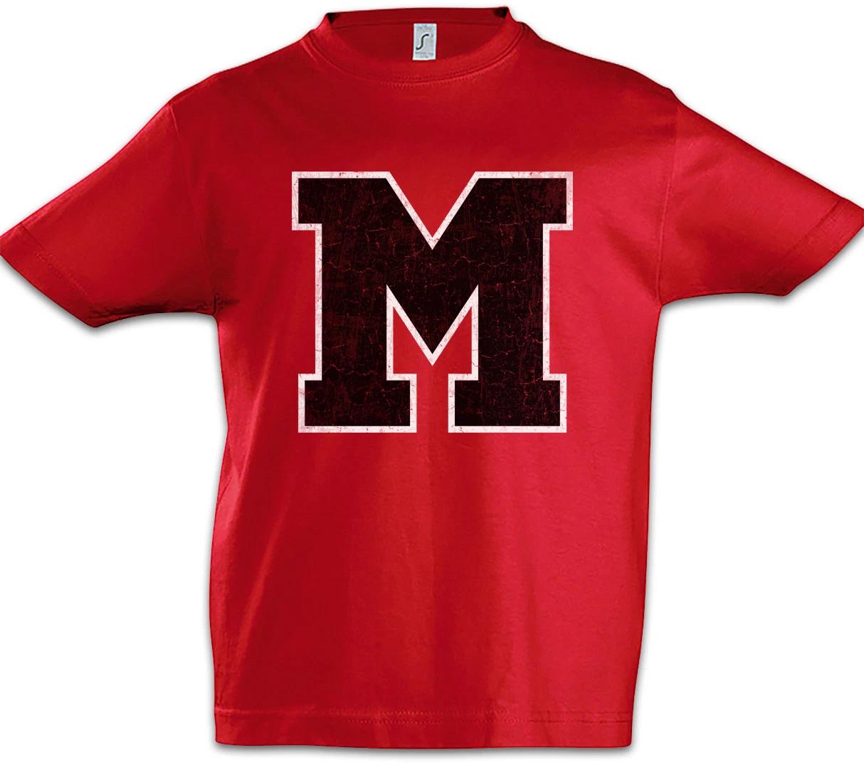 M Team Kids Boys T-Shirt Glee McKinley Team Symbol Sign Logo Titans High School 100