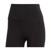 Adidas Originals Hot Girl Series Logo Print Three Stripes Tight Solid Color Sports Shorts Women Shorts Black IB7325